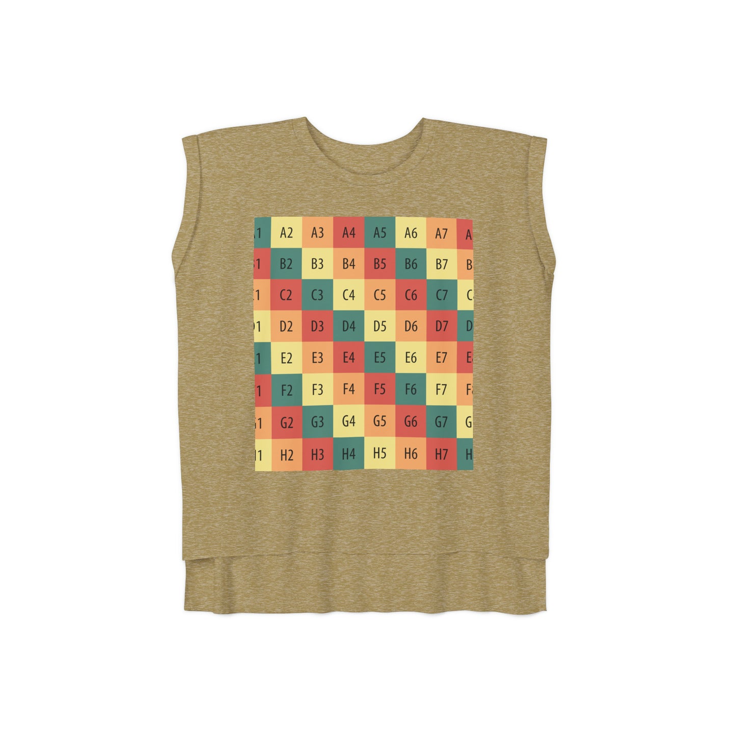 Women’s Flowy Rolled Cuffs Muscle Tee