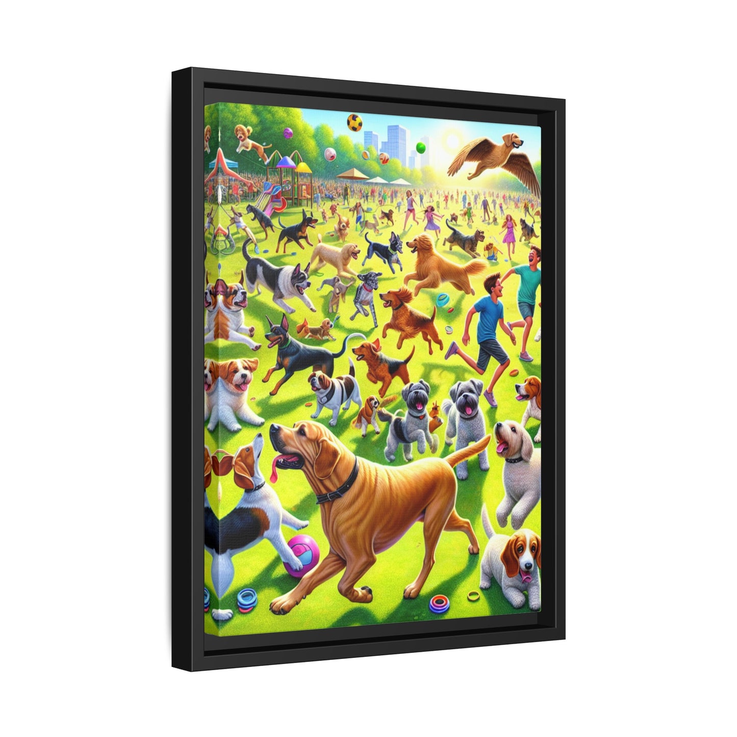 Matte Canvas, Framed (Multi-color)