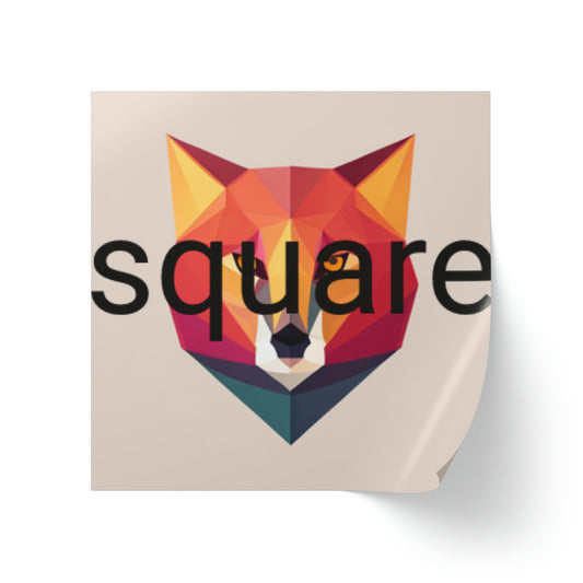 Square Sticker Label Rolls