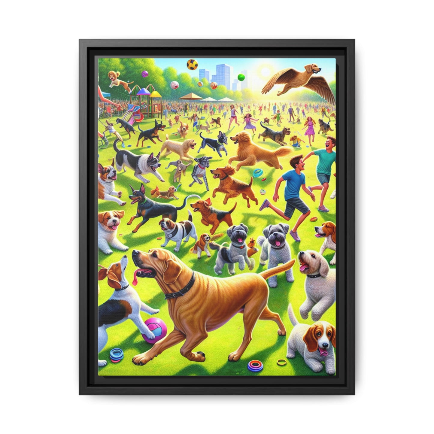 Matte Canvas, Framed (Multi-color)