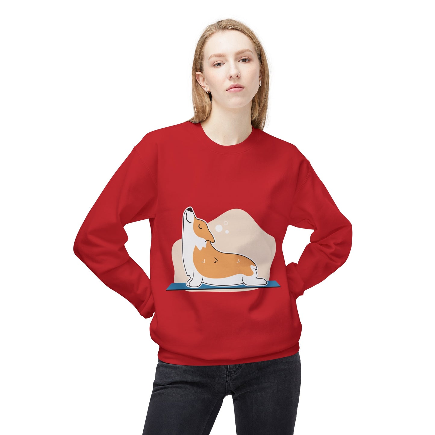 Unisex Midweight Fleece Crewneck Sweatshirt
