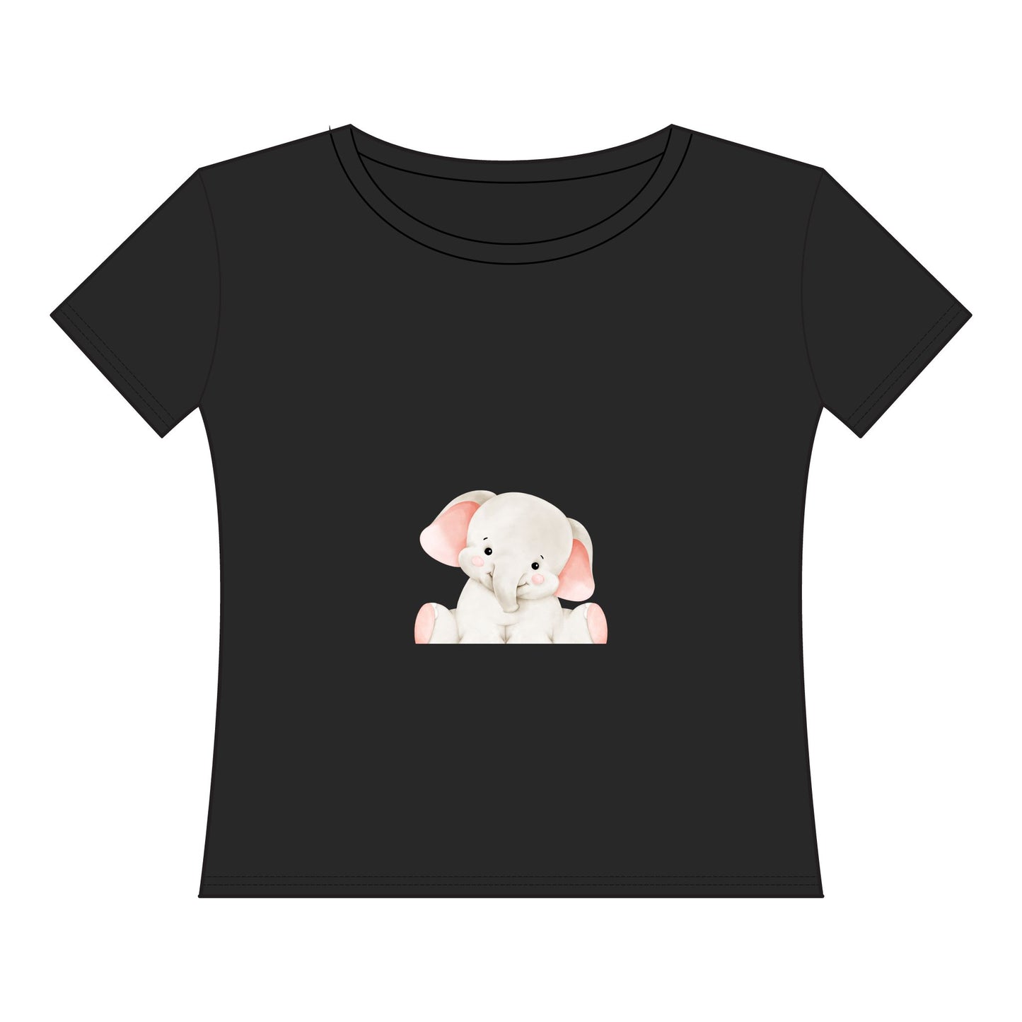 Women's Curvy Fine Jersey Tee