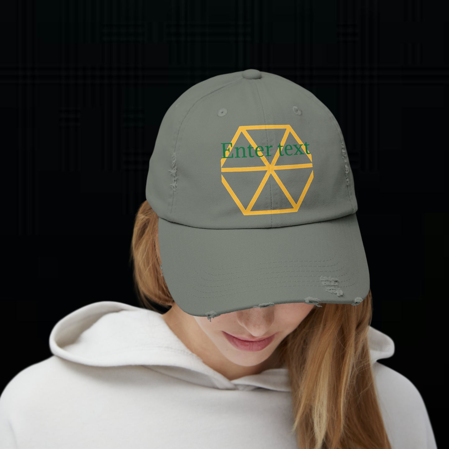 Unisex Distressed Cap