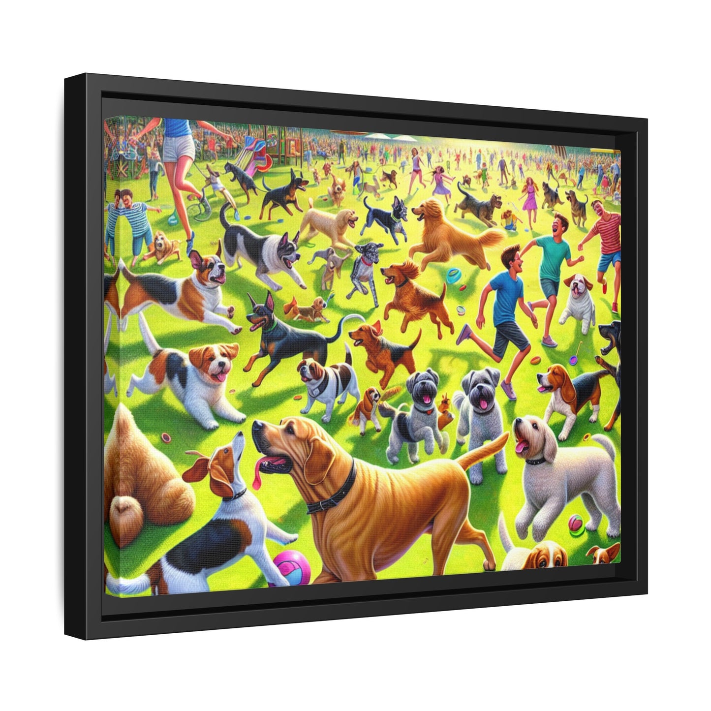 Matte Canvas, Framed (Multi-color)