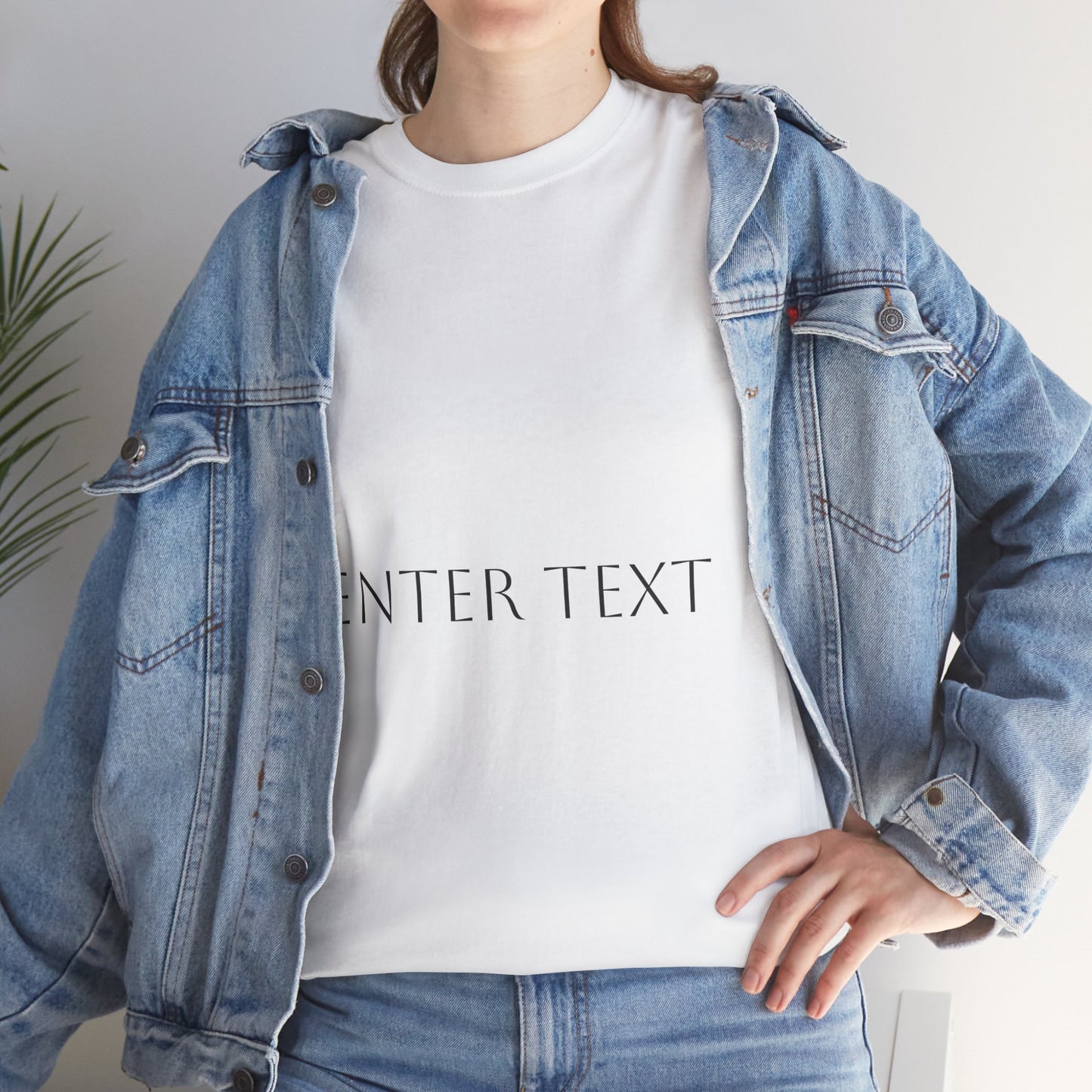 Customizable Unisex Heavy Cotton Tee - Perfect for Personal Messages
