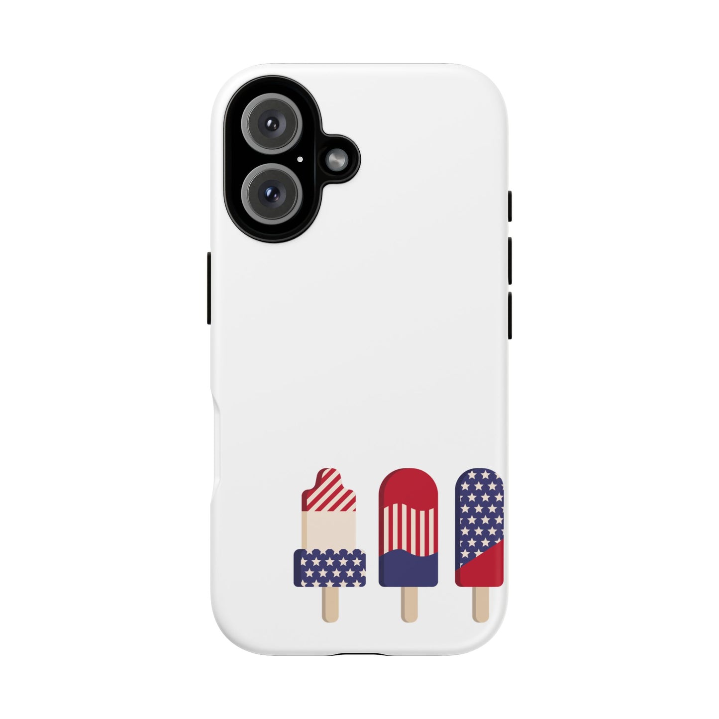 Patriotic Phone Case - Tough Cases with Ice Cream Popsicle Design
