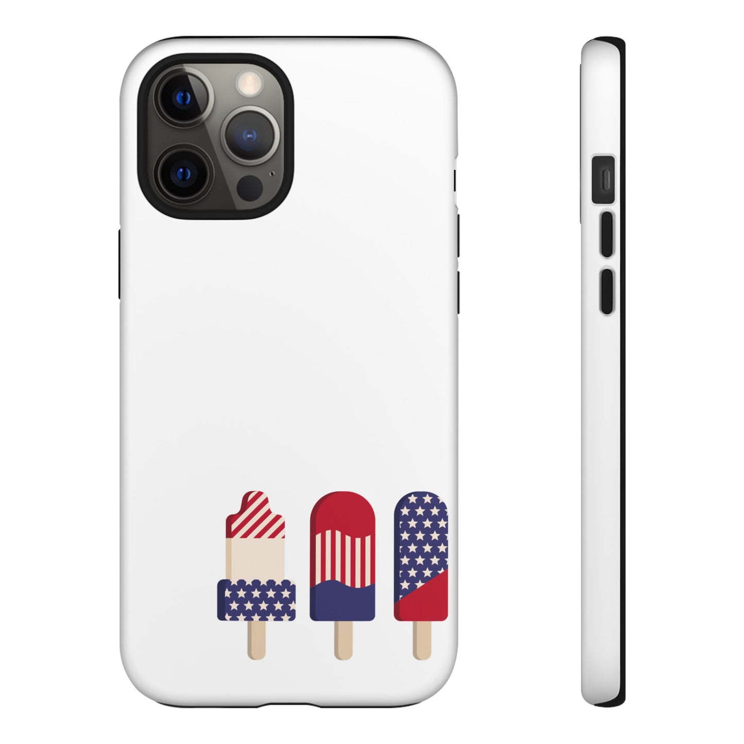 Patriotic Phone Case - Tough Cases with Ice Cream Popsicle Design