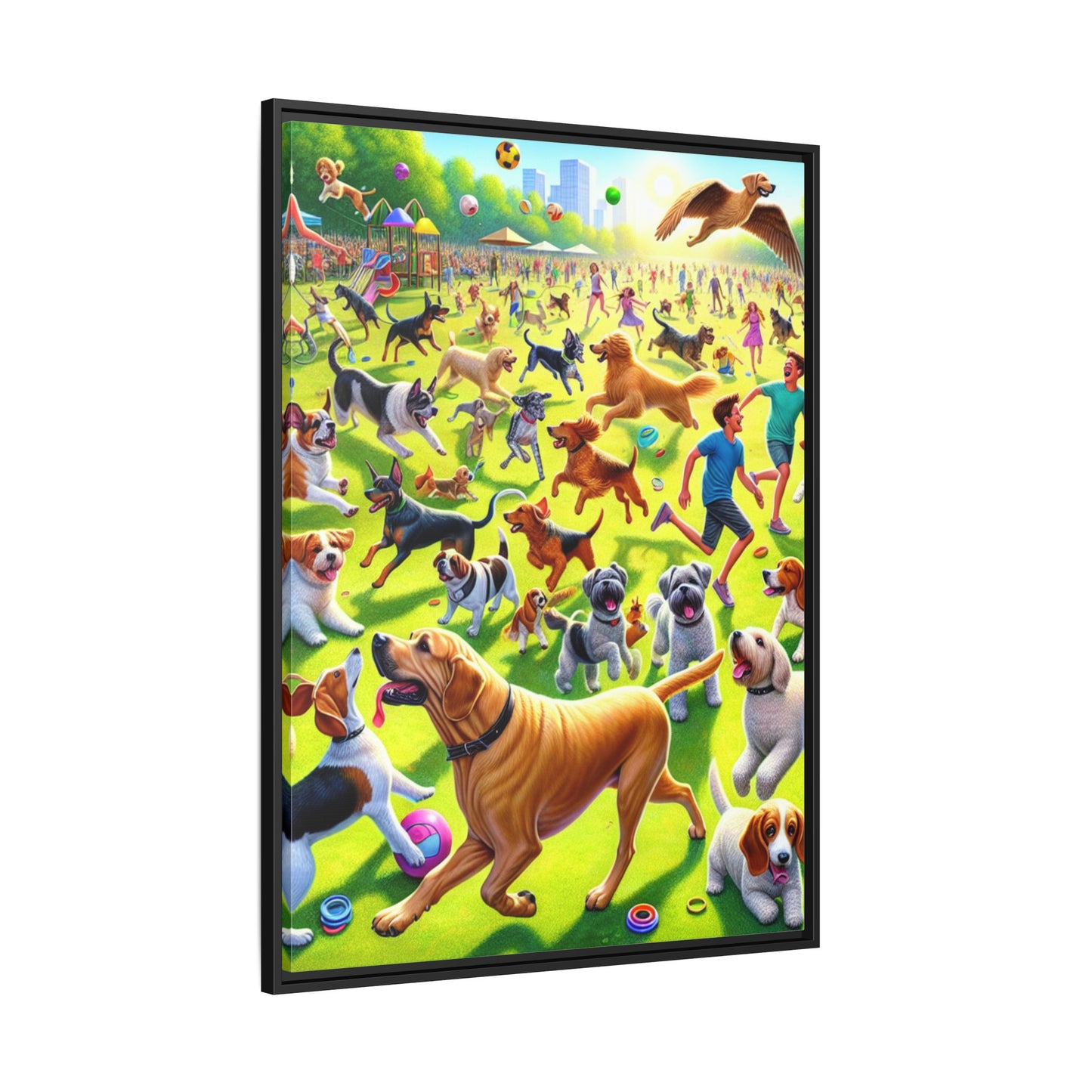 Matte Canvas, Framed (Multi-color)