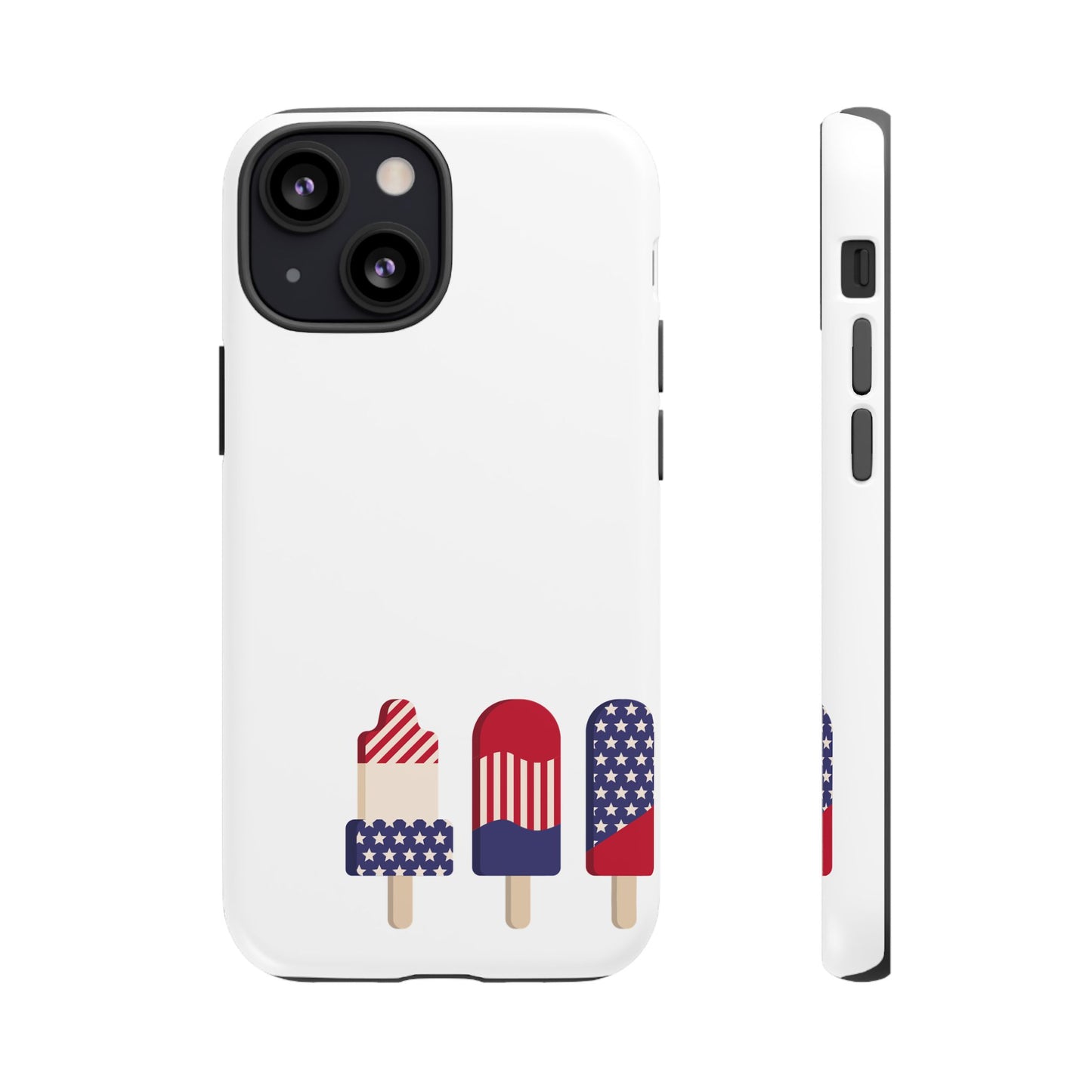 Patriotic Phone Case - Tough Cases with Ice Cream Popsicle Design