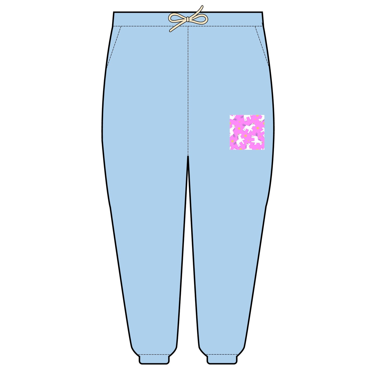 Unisex Garment-Dyed Lightweight Fleece Sweatpants