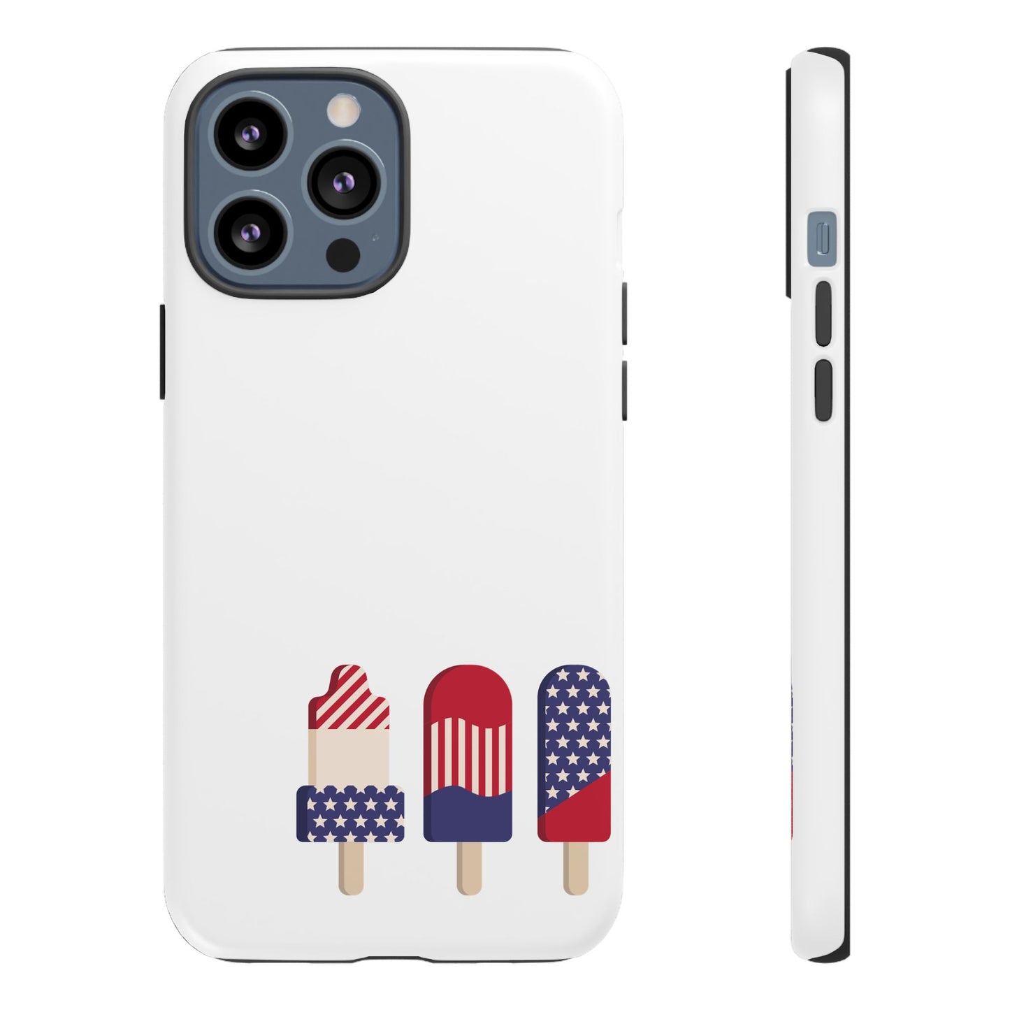 Patriotic Phone Case - Tough Cases with Ice Cream Popsicle Design