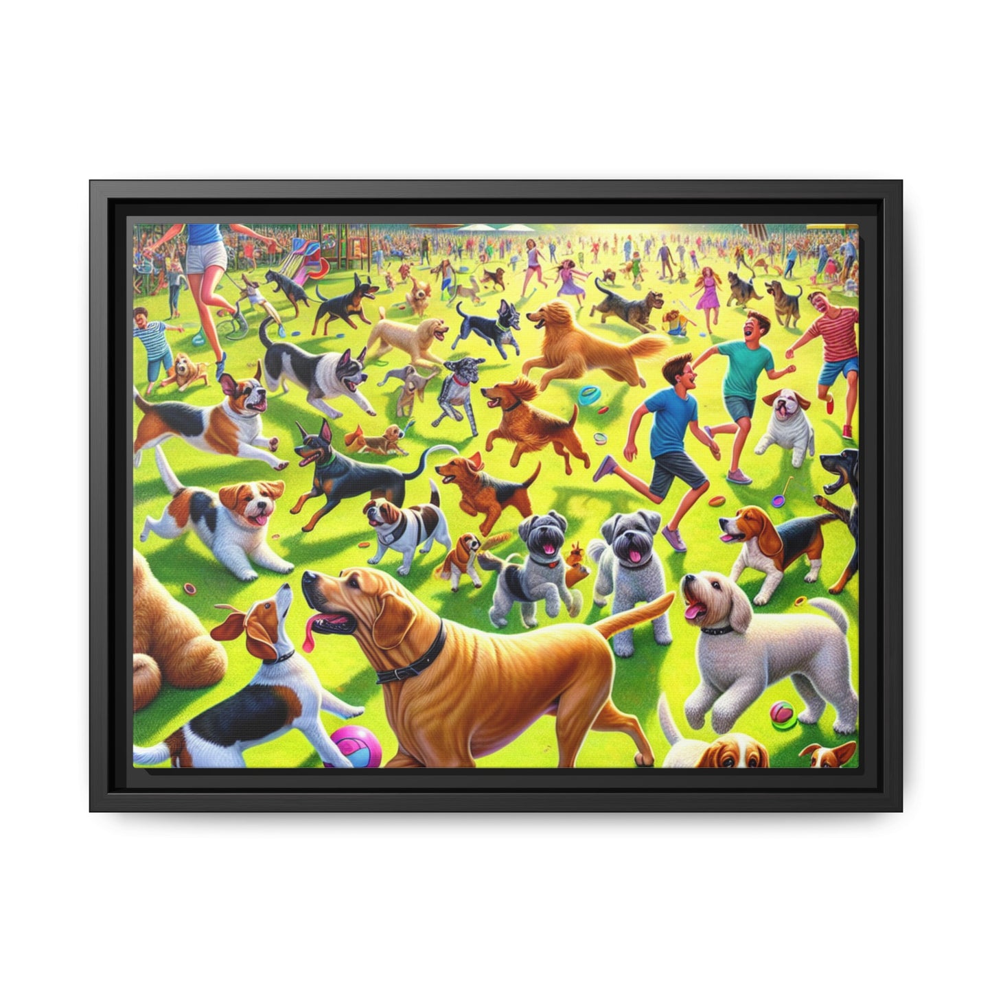 Matte Canvas, Framed (Multi-color)