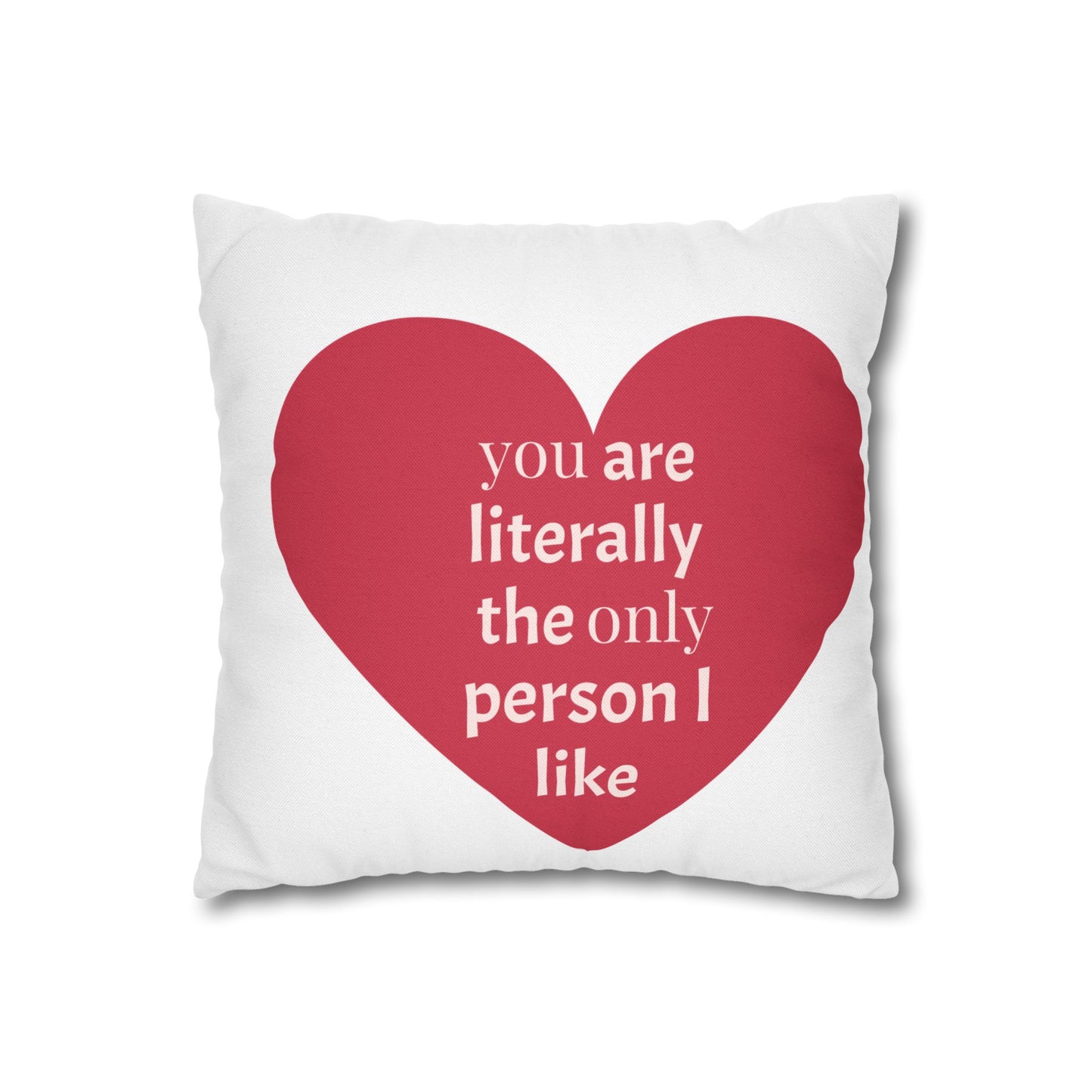 Funny Love Quote Pillowcase - 'I Love You With All My Butt' - Perfect Gift for Couples