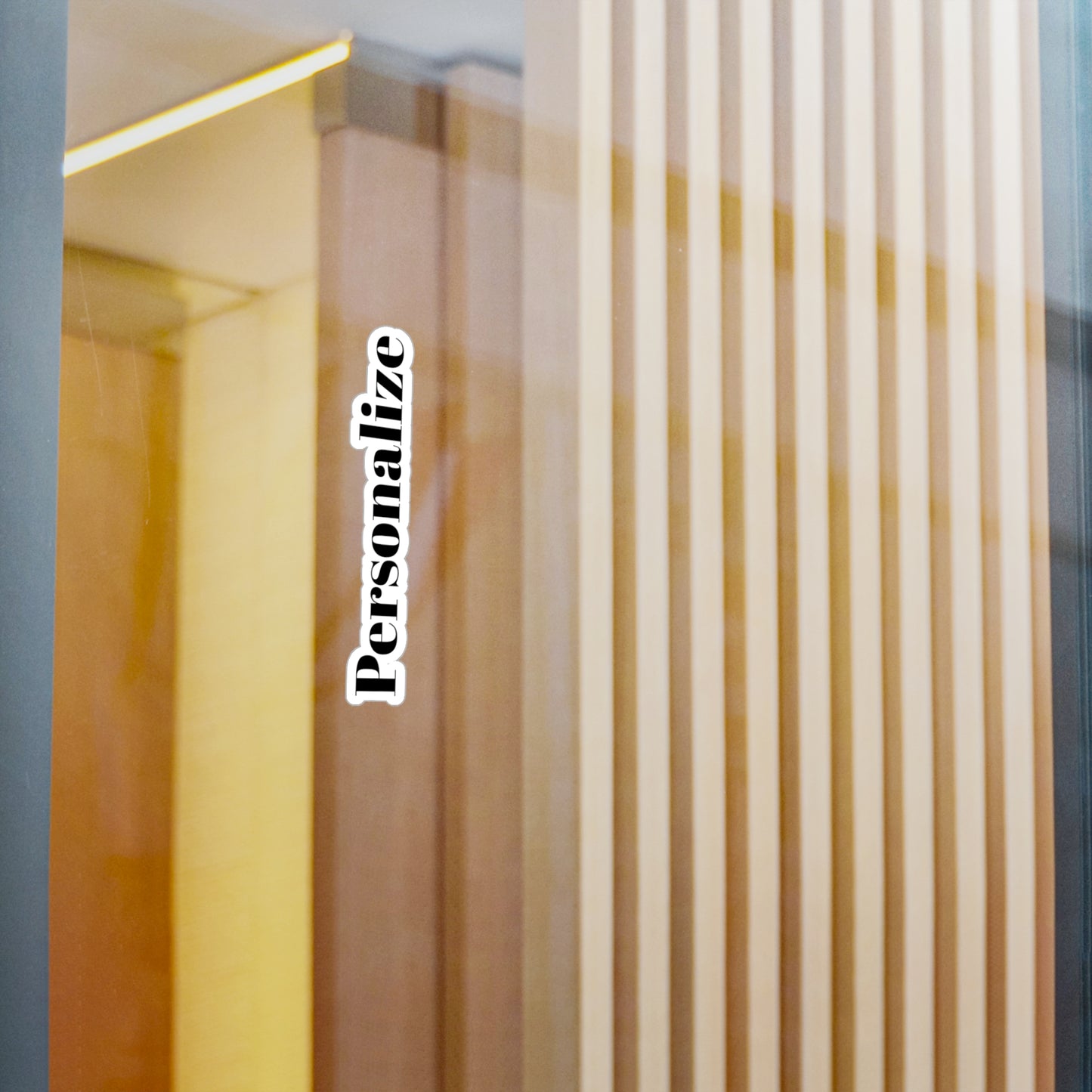 Personalize Your Space Kiss-Cut Vinyl Decals - Customizable Wall Stickers