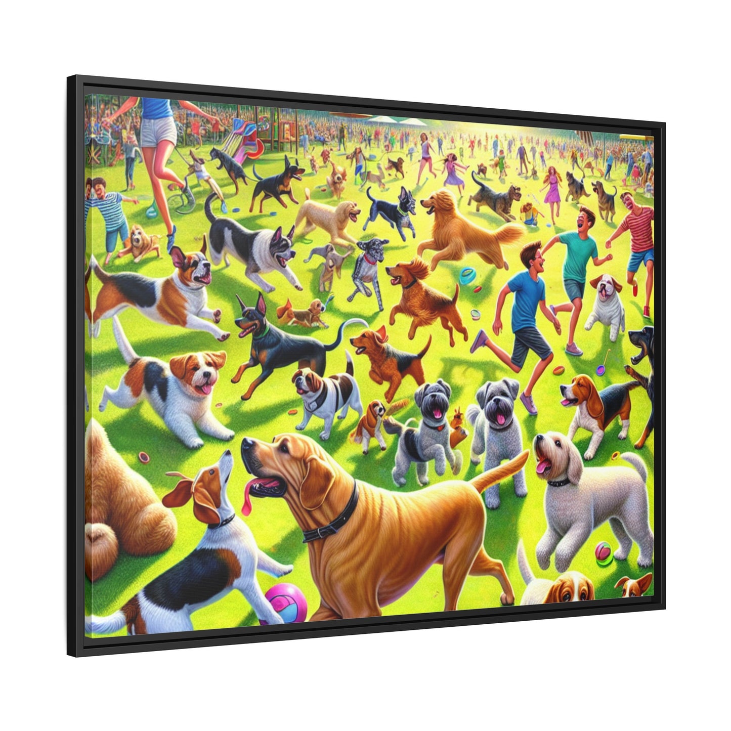 Matte Canvas, Framed (Multi-color)