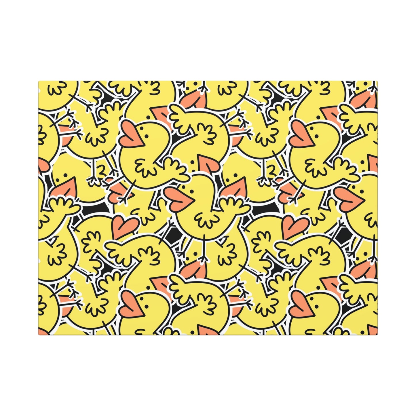 Whimsical Duck Canvas Art Wraps - Fun Home Decor for Kids' Rooms