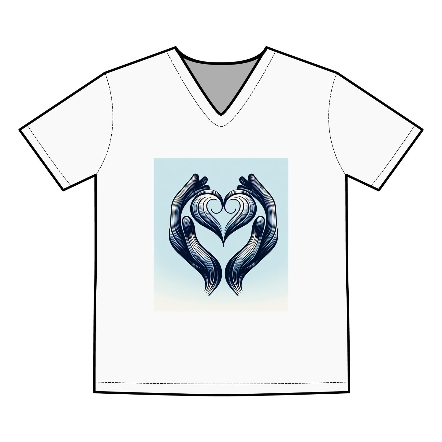 Men's Staple V Neck Tee