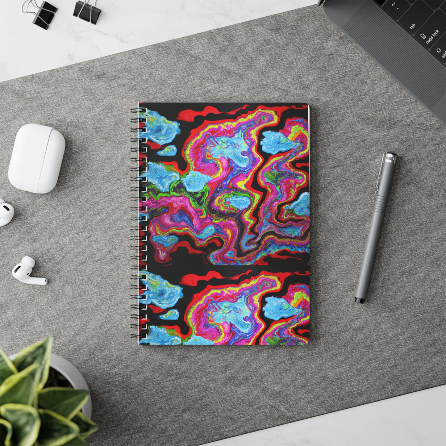 Wirobound Softcover Notebook, A5