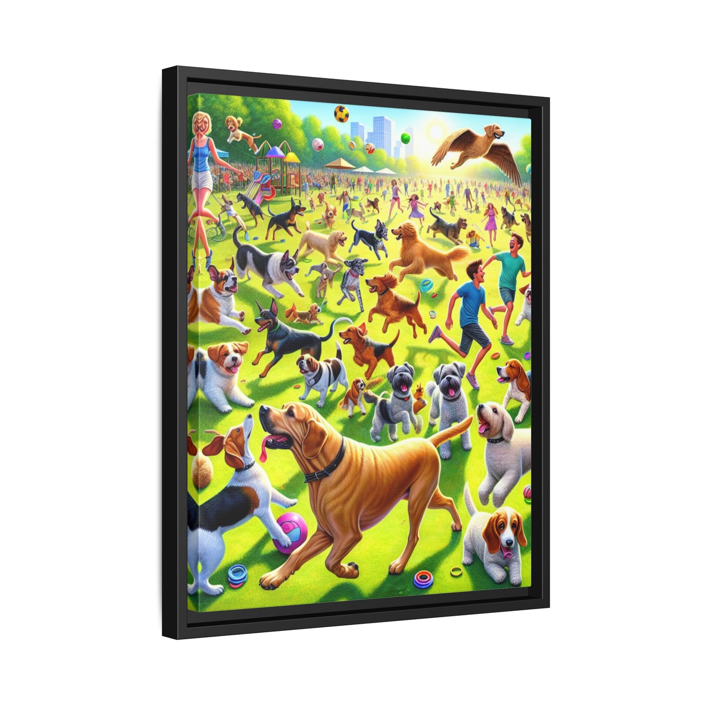 Matte Canvas, Framed (Multi-color)