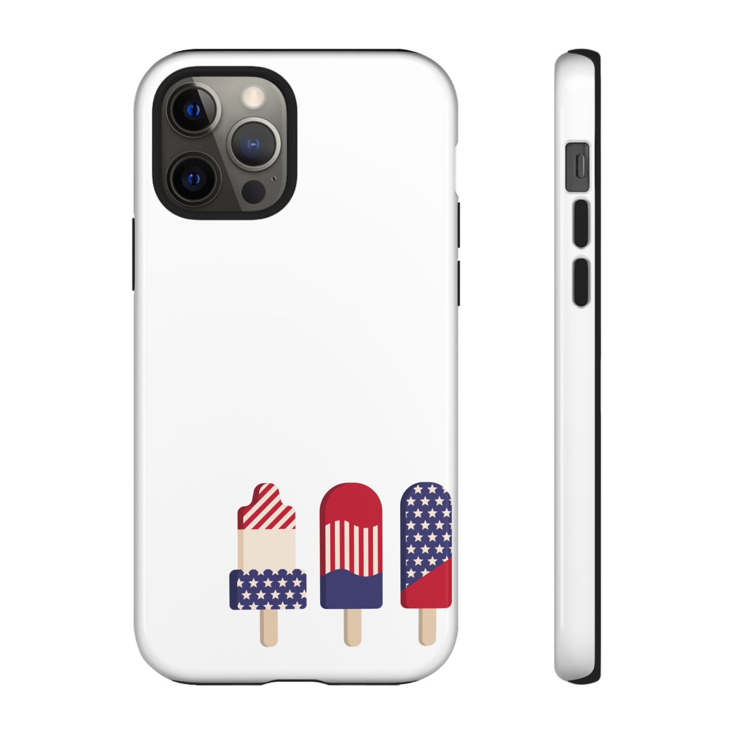 Patriotic Phone Case - Tough Cases with Ice Cream Popsicle Design