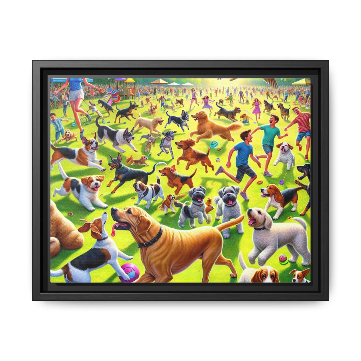 Matte Canvas, Framed (Multi-color)