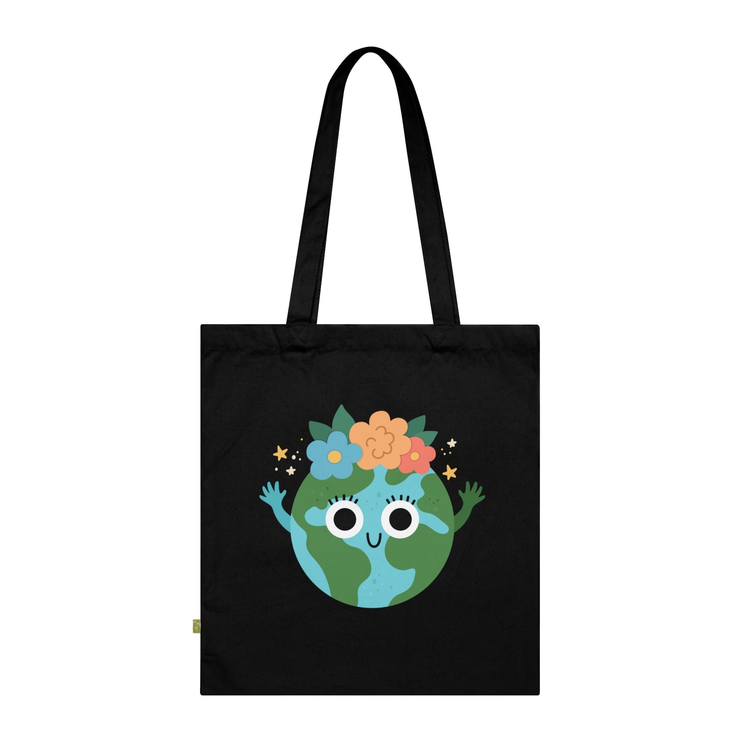Eco-Friendly Earth Design Organic Cotton Tote Bag