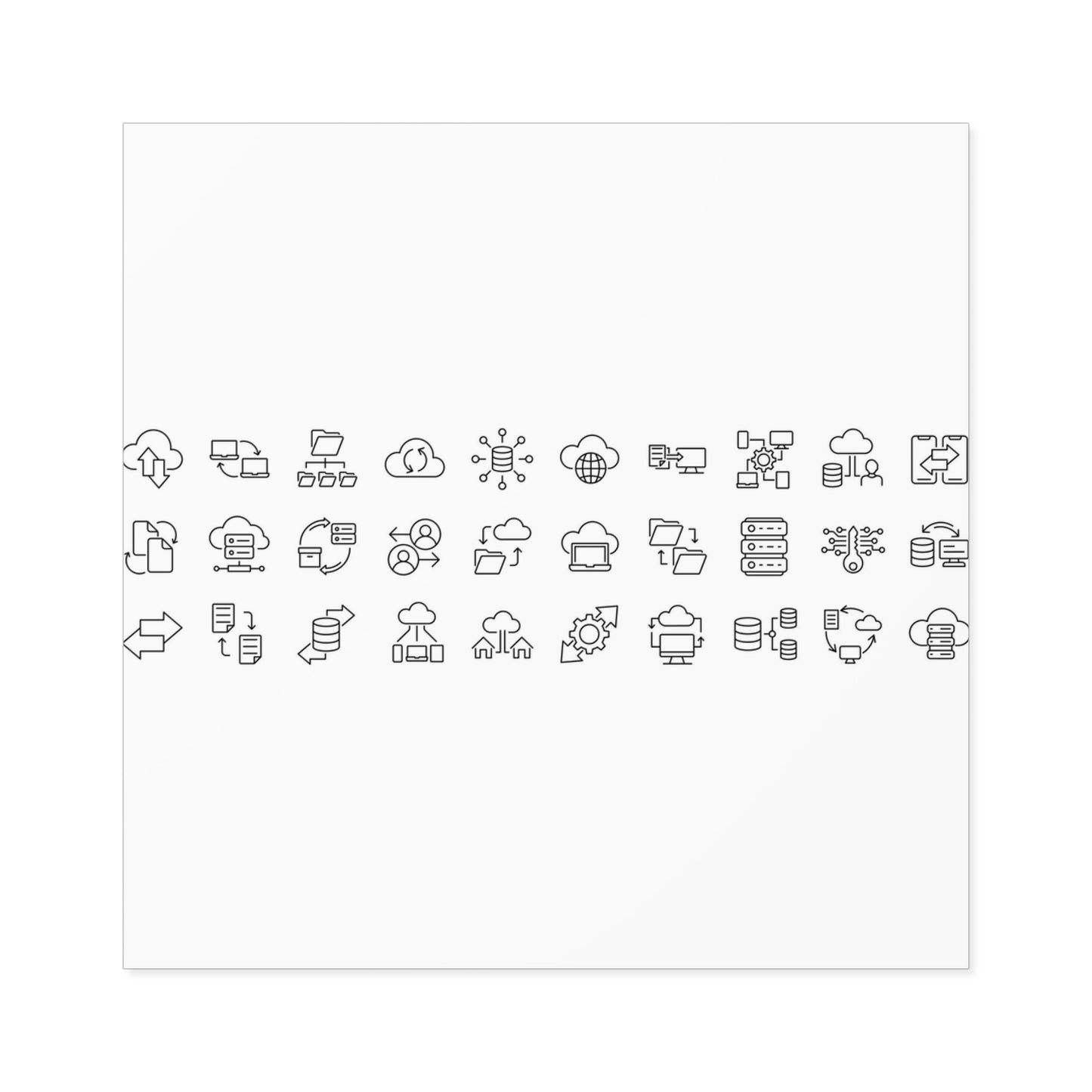 Square Stickers, Indoor\Outdoor