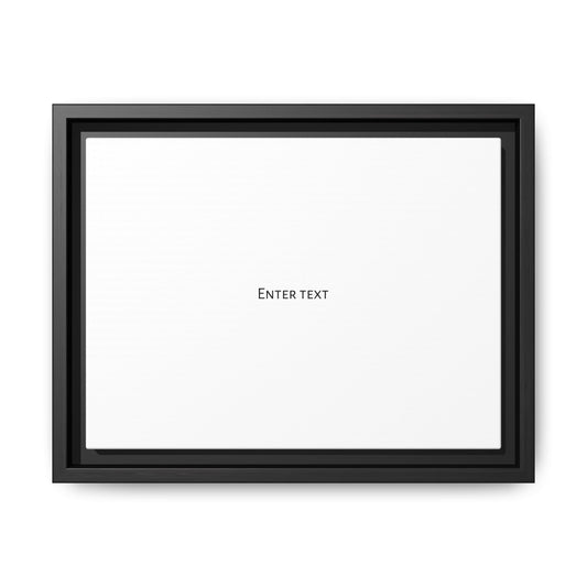 Matte Canvas, Framed (Multi-color)