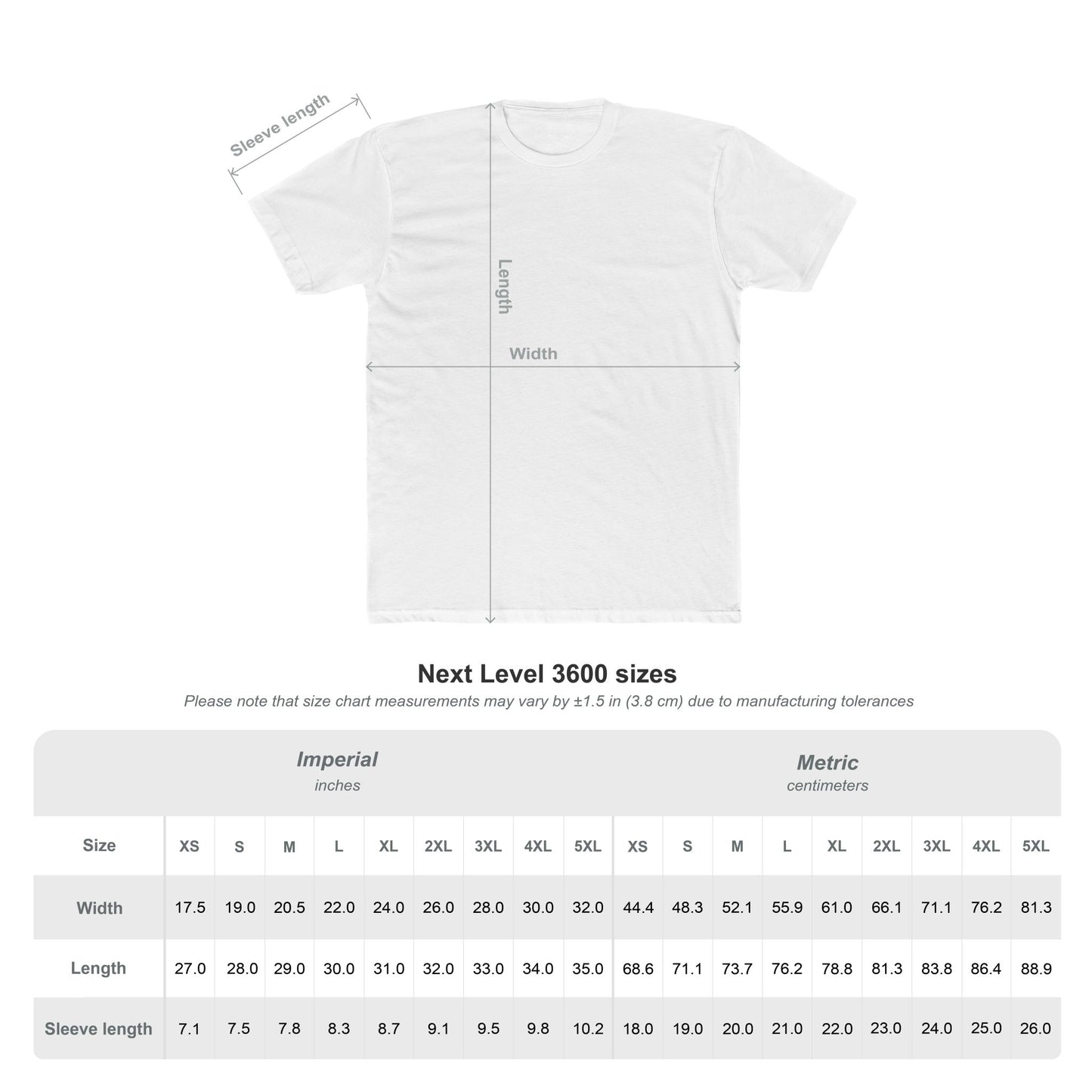 Unisex Cotton Crew Tee - Shipping Profile Economy Tee