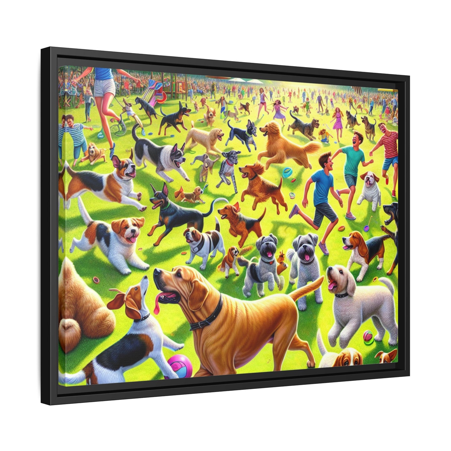 Matte Canvas, Framed (Multi-color)