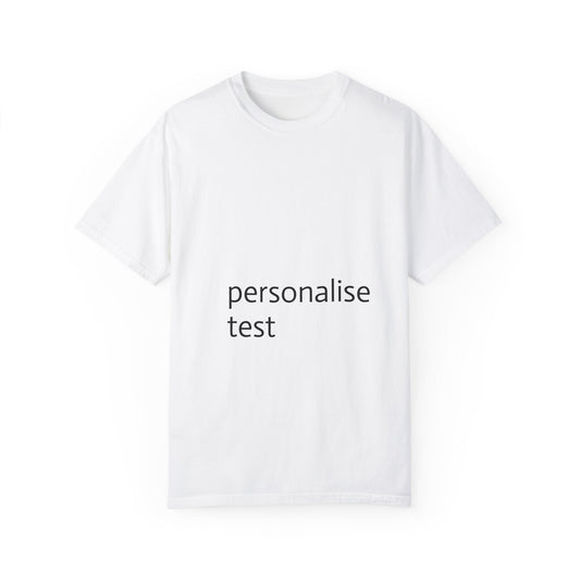 personalise test