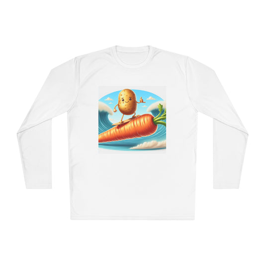 Surfing Potato Unisex Lightweight Long Sleeve Tee