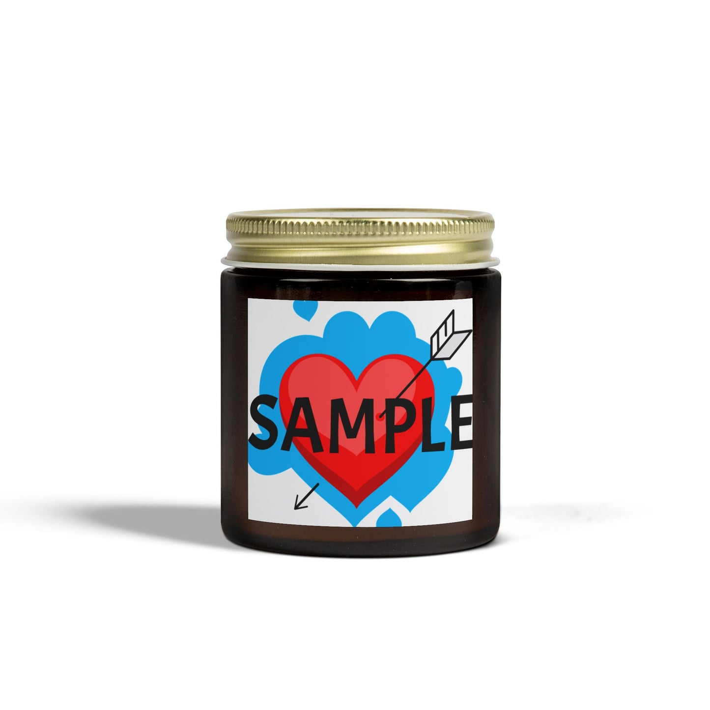 Heartfelt Coconut Apricot Scented Candles - Perfect for Gifts and Celebrations