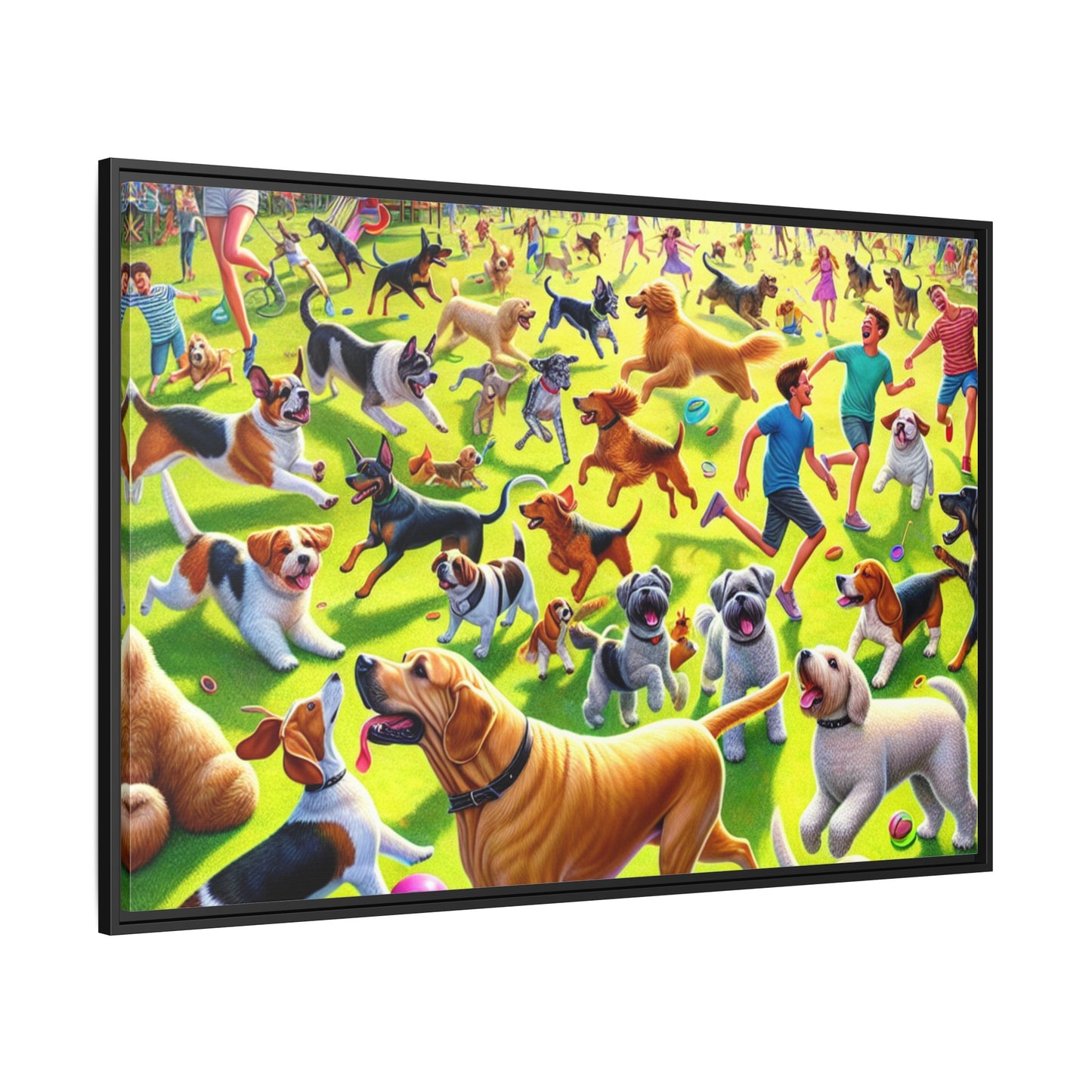 Matte Canvas, Framed (Multi-color)