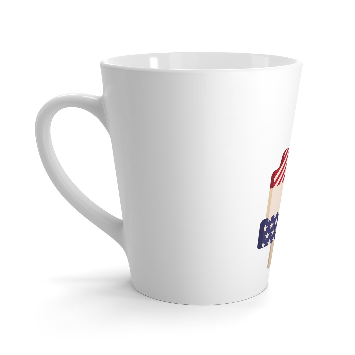 Copy of Patriotic Latte Mug - Fun 4th of July Ice Pops Design