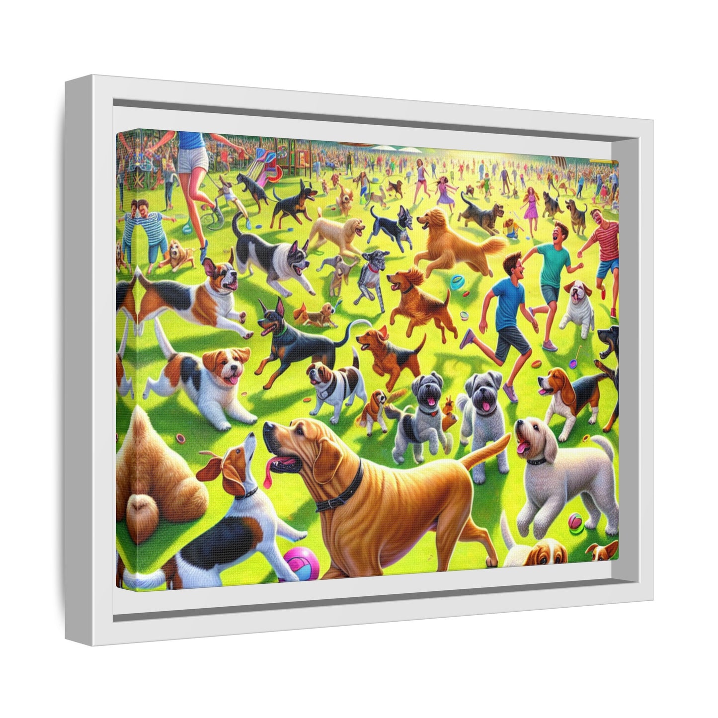 Matte Canvas, Framed (Multi-color)