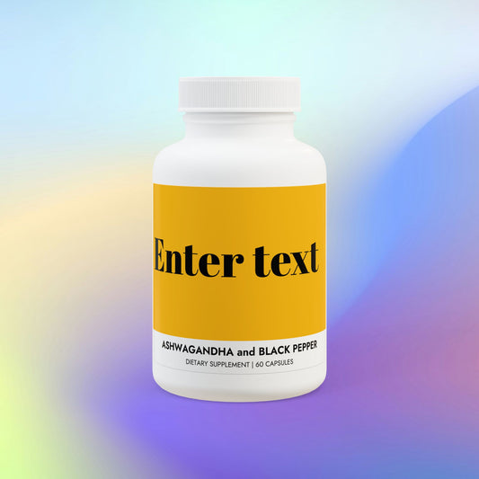 Ashwagandha and Black Pepper Supplement (60 capsules)