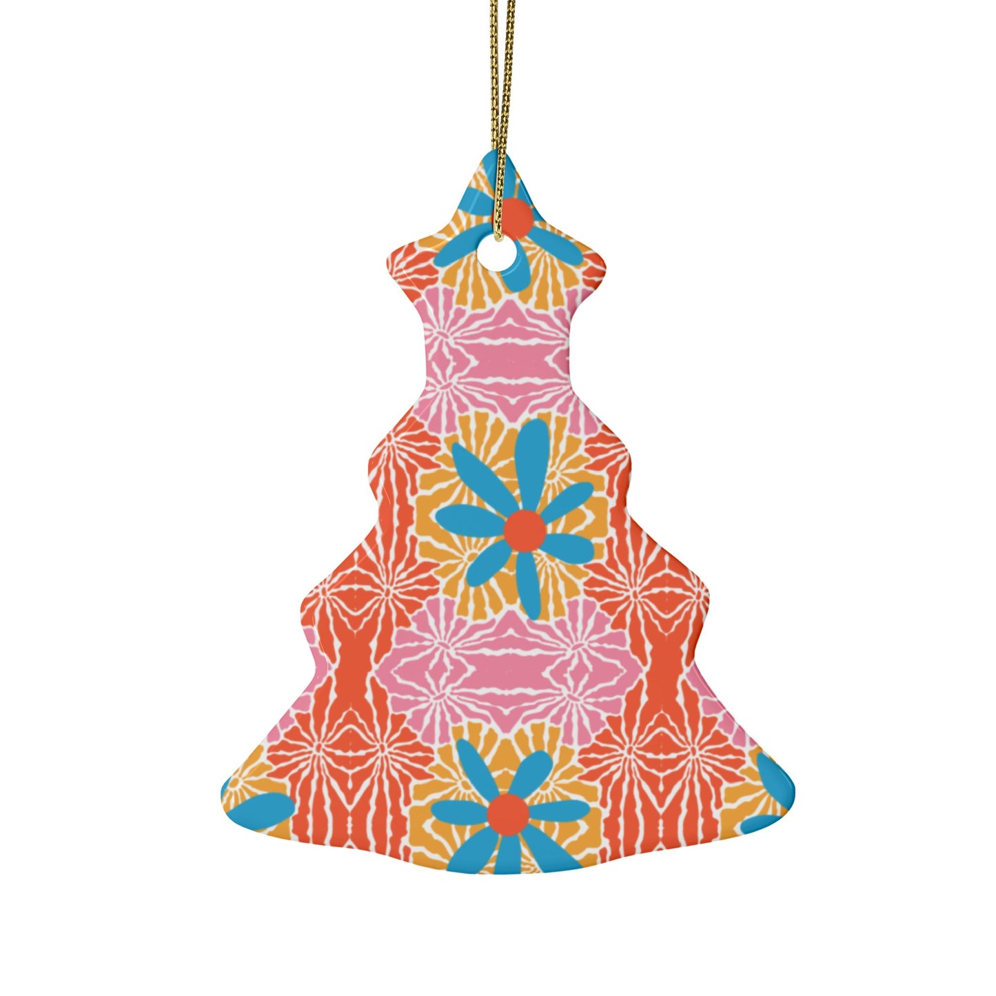 Vibrant Ceramic Heart Ornaments for Holidays & Celebrations - Pack of 1, 5, 10, or 20