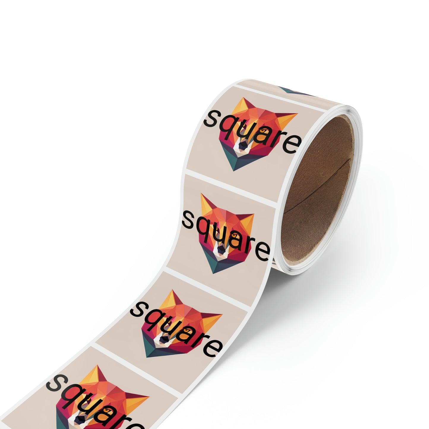 Square Sticker Label Rolls