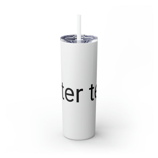 Skinny Tumbler with Straw, 20oz