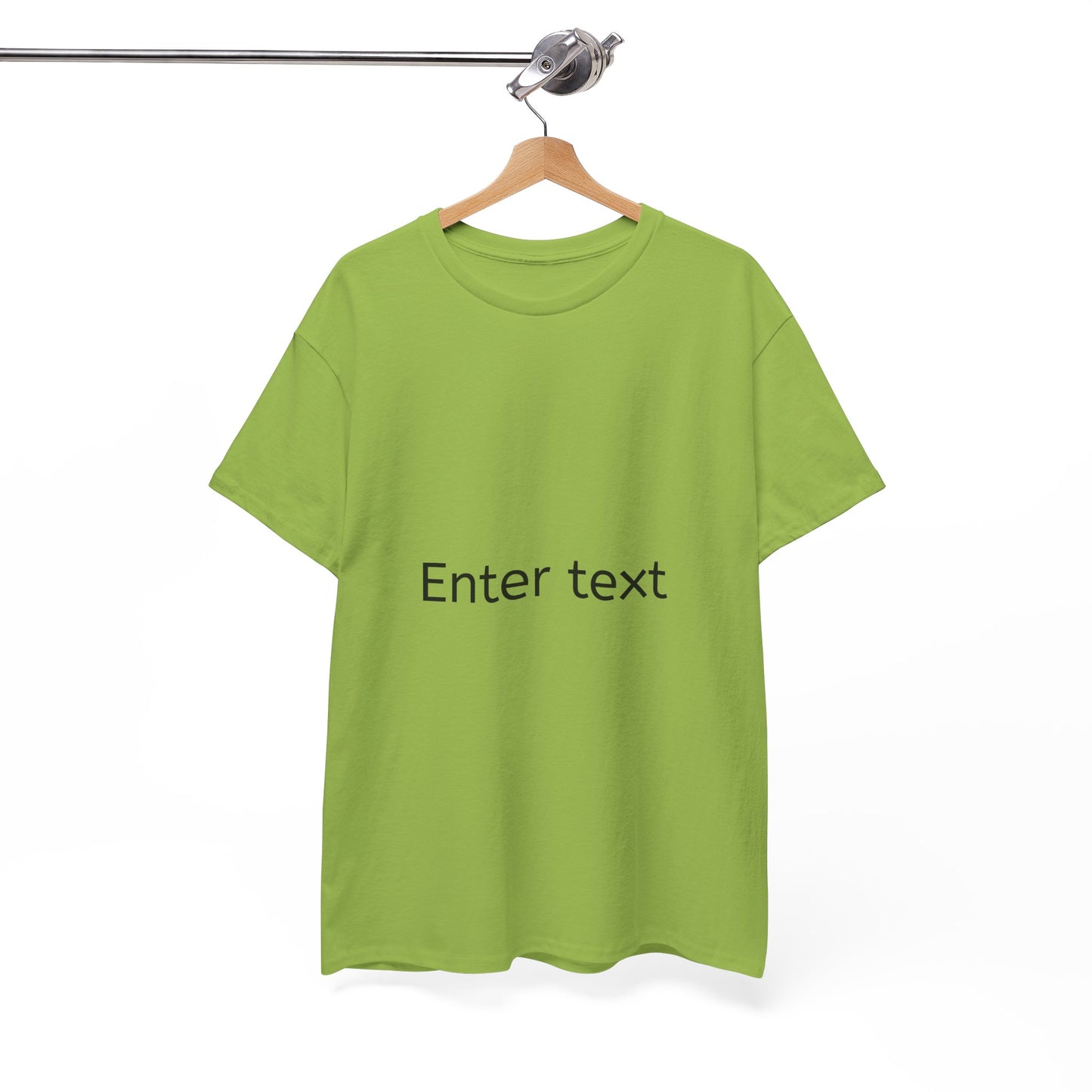 Customizable Unisex Heavy Cotton Tee - Create Your Own Text