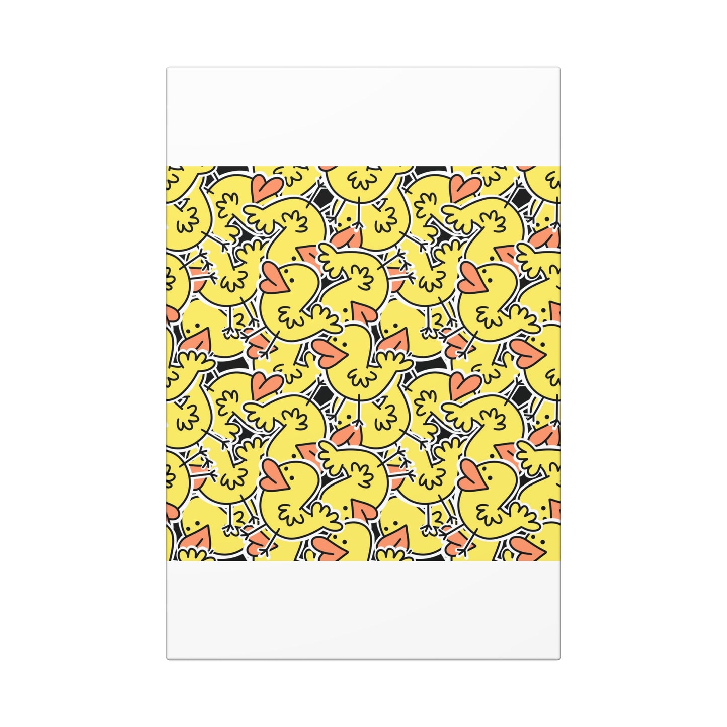 Whimsical Duck Canvas Art Wraps - Fun Home Decor for Kids' Rooms