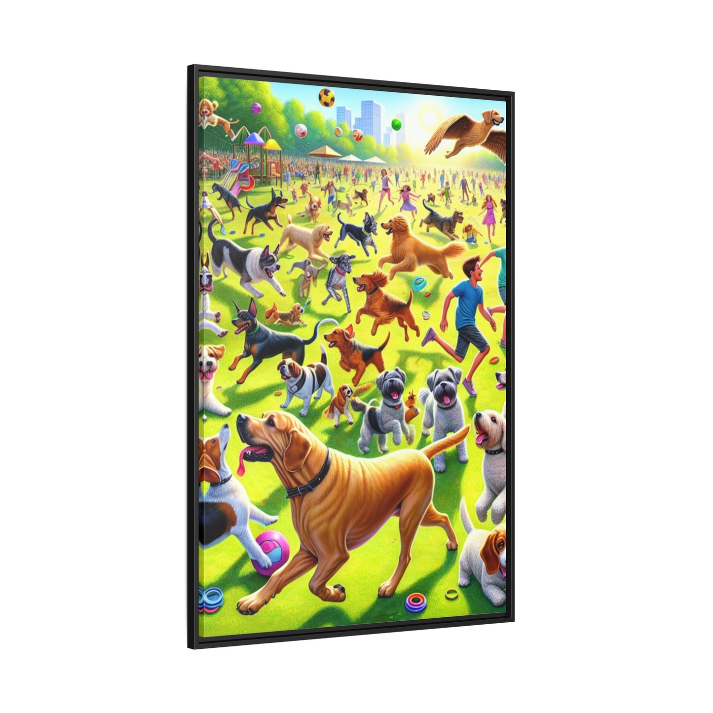 Matte Canvas, Framed (Multi-color)