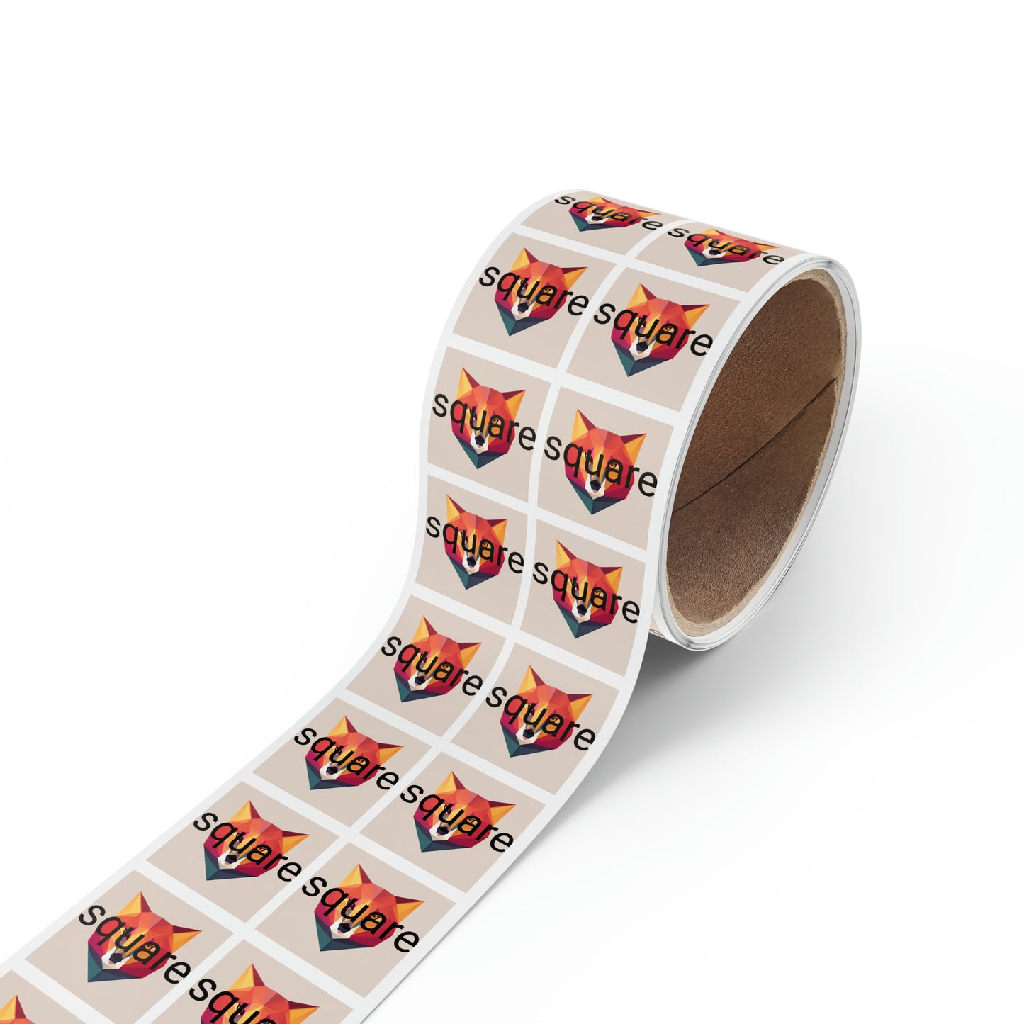 Square Sticker Label Rolls