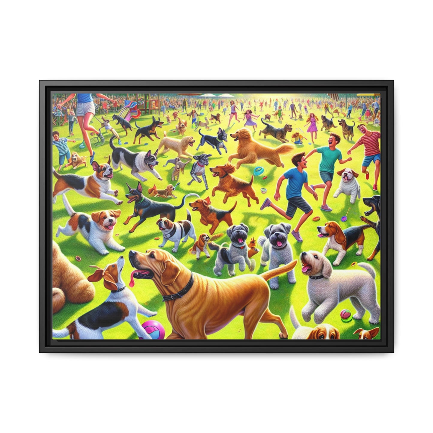 Matte Canvas, Framed (Multi-color)