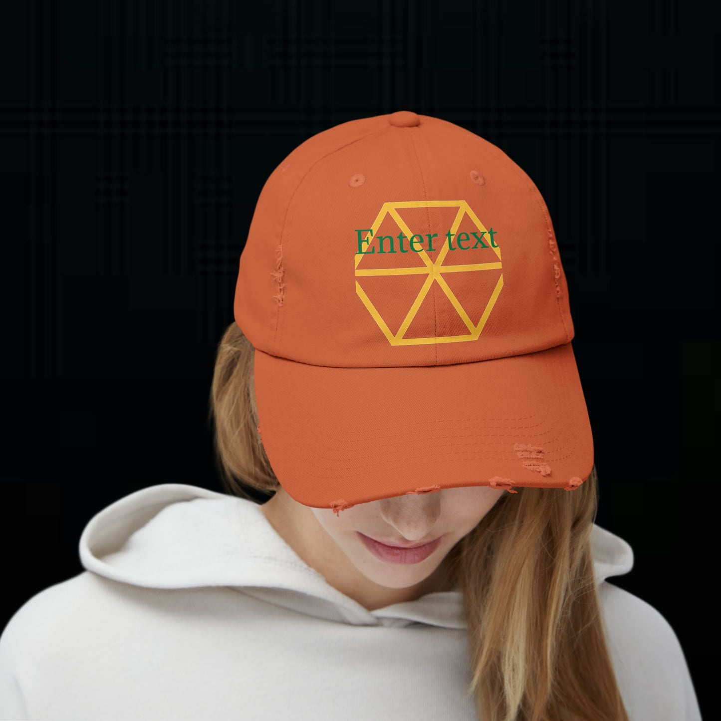 Unisex Distressed Cap