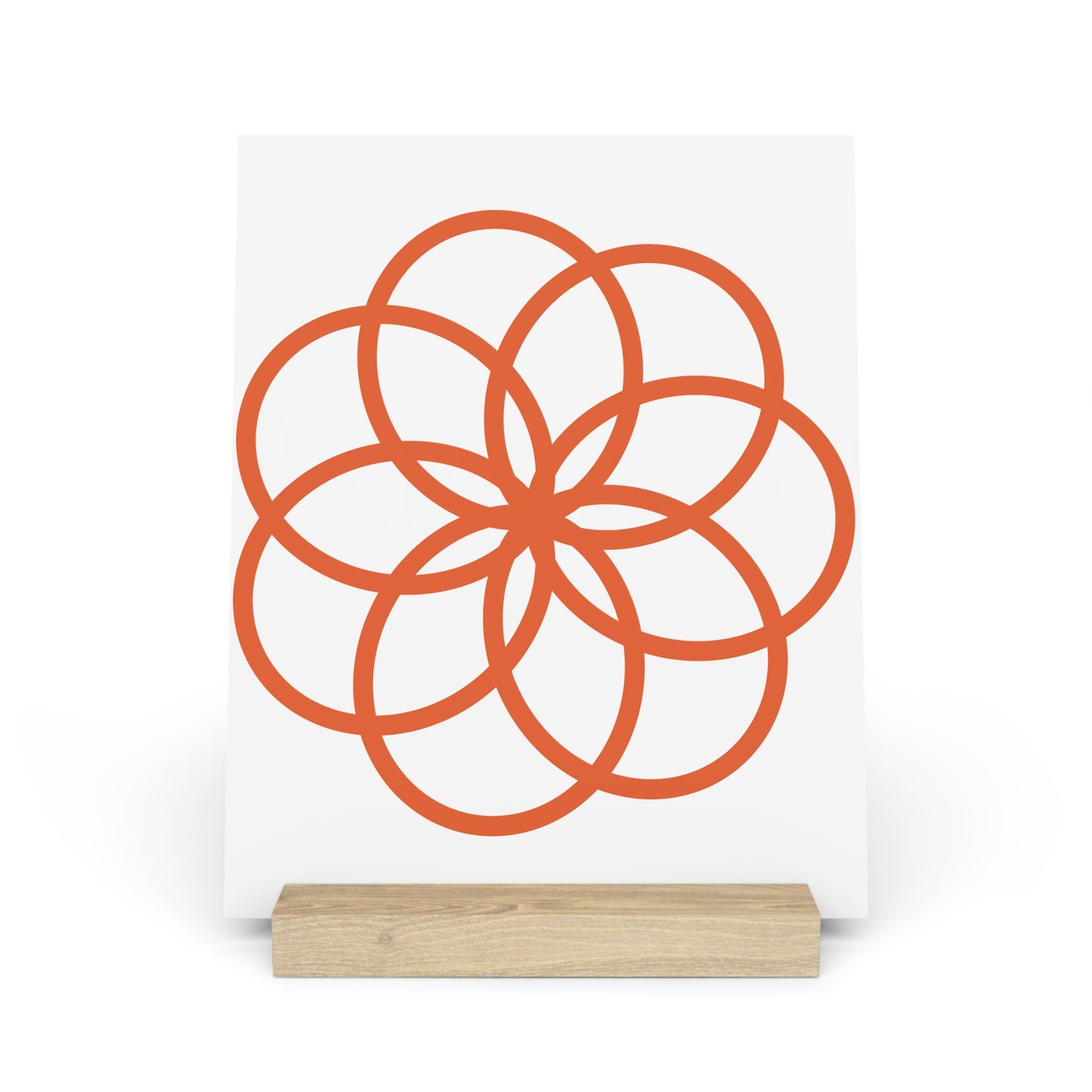 Decorative Gallery Board with Stand - Modern Art Display for Home & Office