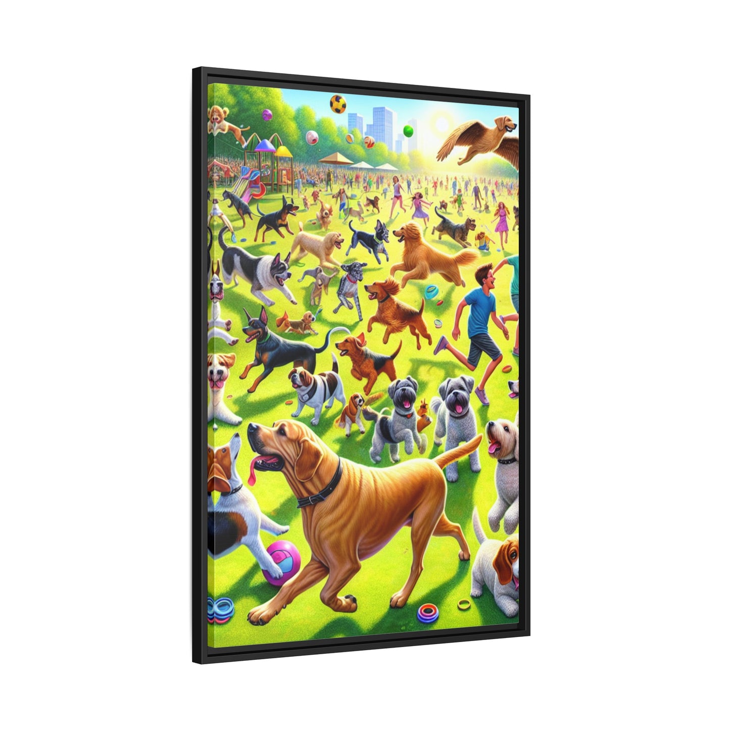 Matte Canvas, Framed (Multi-color)