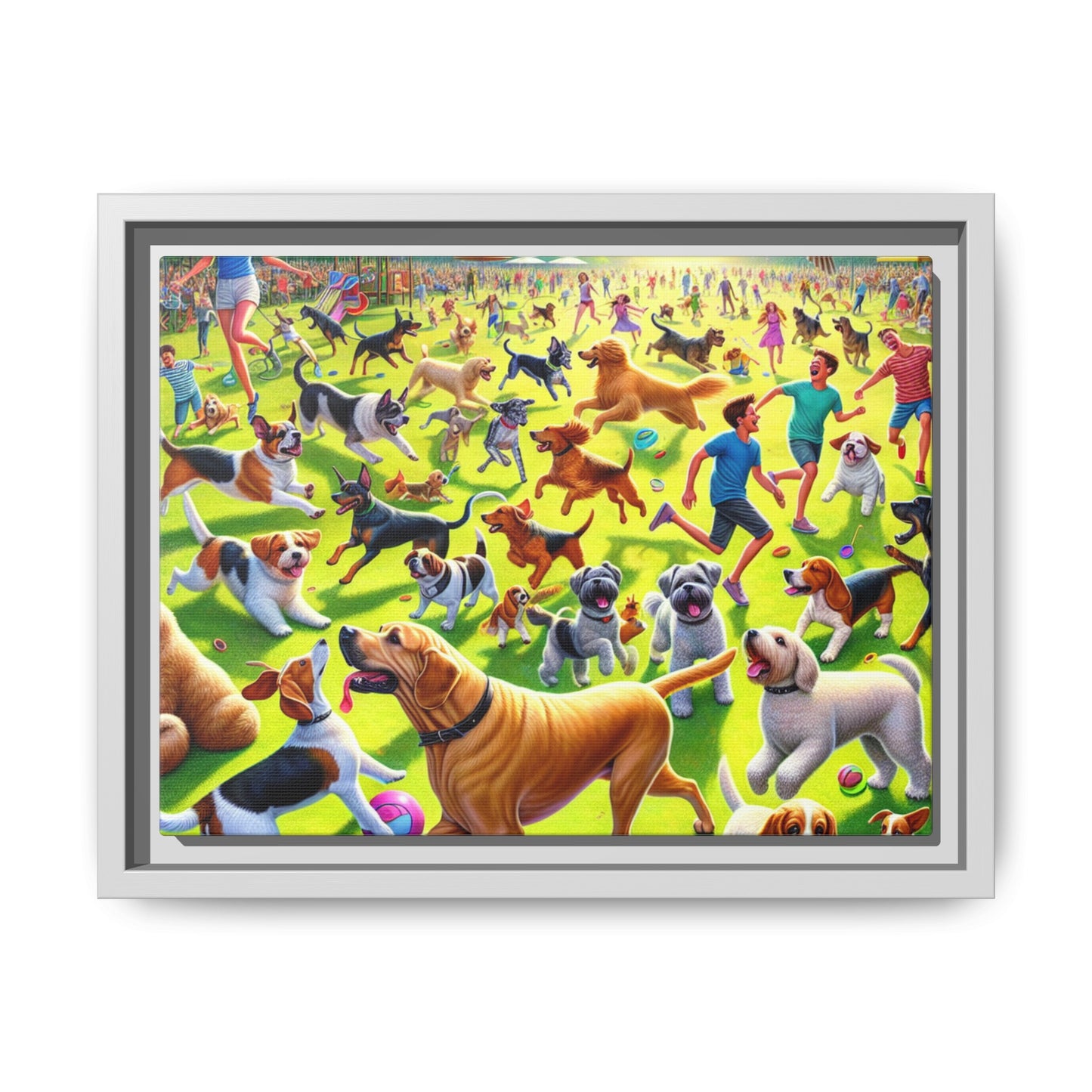 Matte Canvas, Framed (Multi-color)