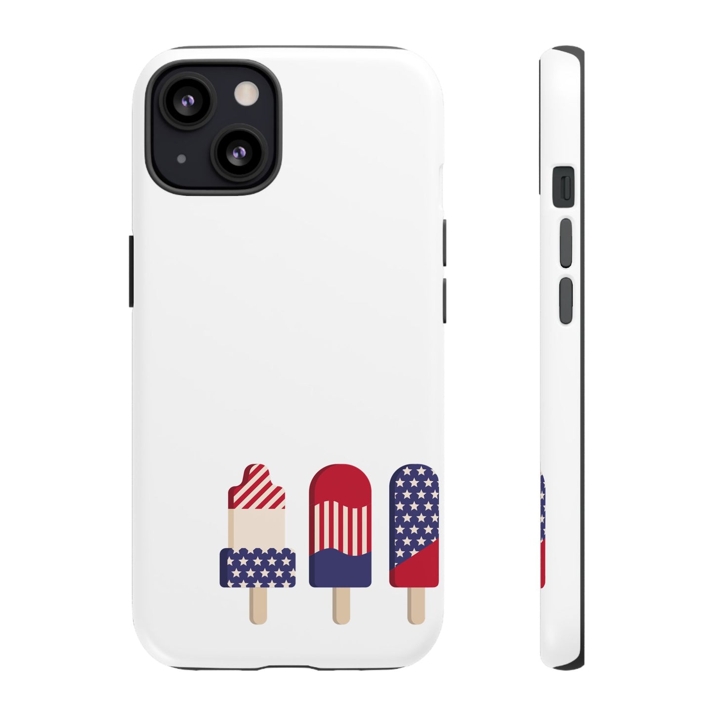 Patriotic Phone Case - Tough Cases with Ice Cream Popsicle Design